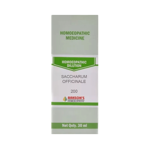 Bakson's Homeopathy Saccharum Officinale Dilution 200 - Image 1