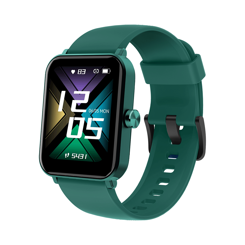 GOQii IP68 Vital MAX SpO2 1.69 HD Full Touch Smart Watch with 3 Months Health & Personal Coaching Green - Image 1