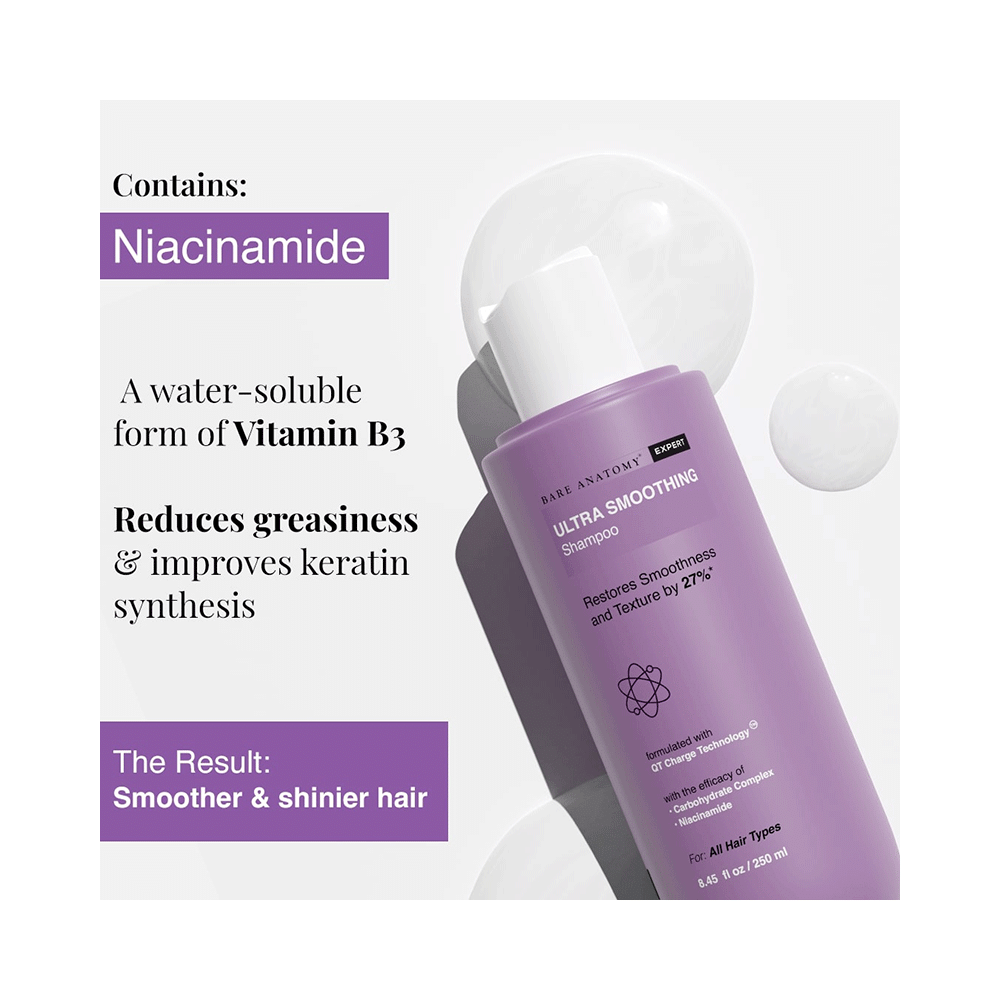 Bare Anatomy Ultra Smoothing Shampoo | For Hair Care - Image 7