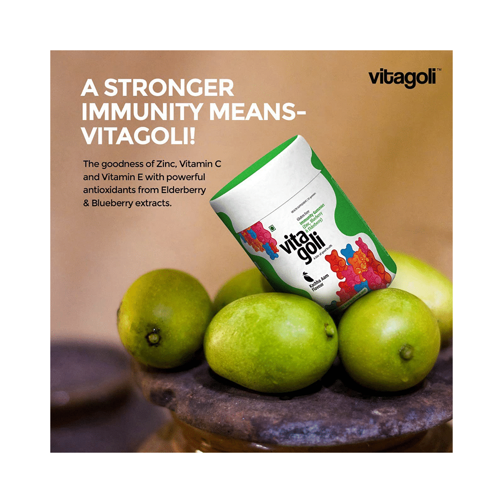 Vitagoli Immunity Gummies Kaccha Aam - Image 5