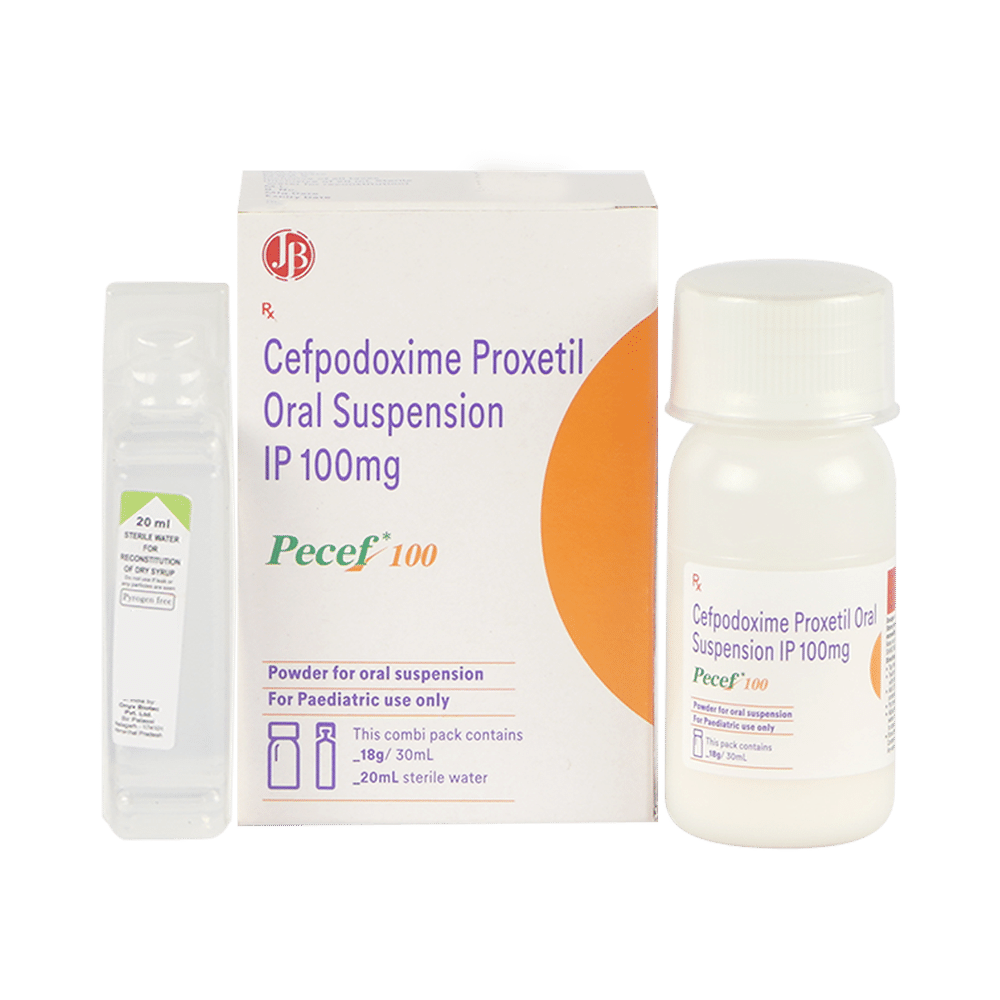 Pecef 100 Powder For Oral Suspension - Image 2