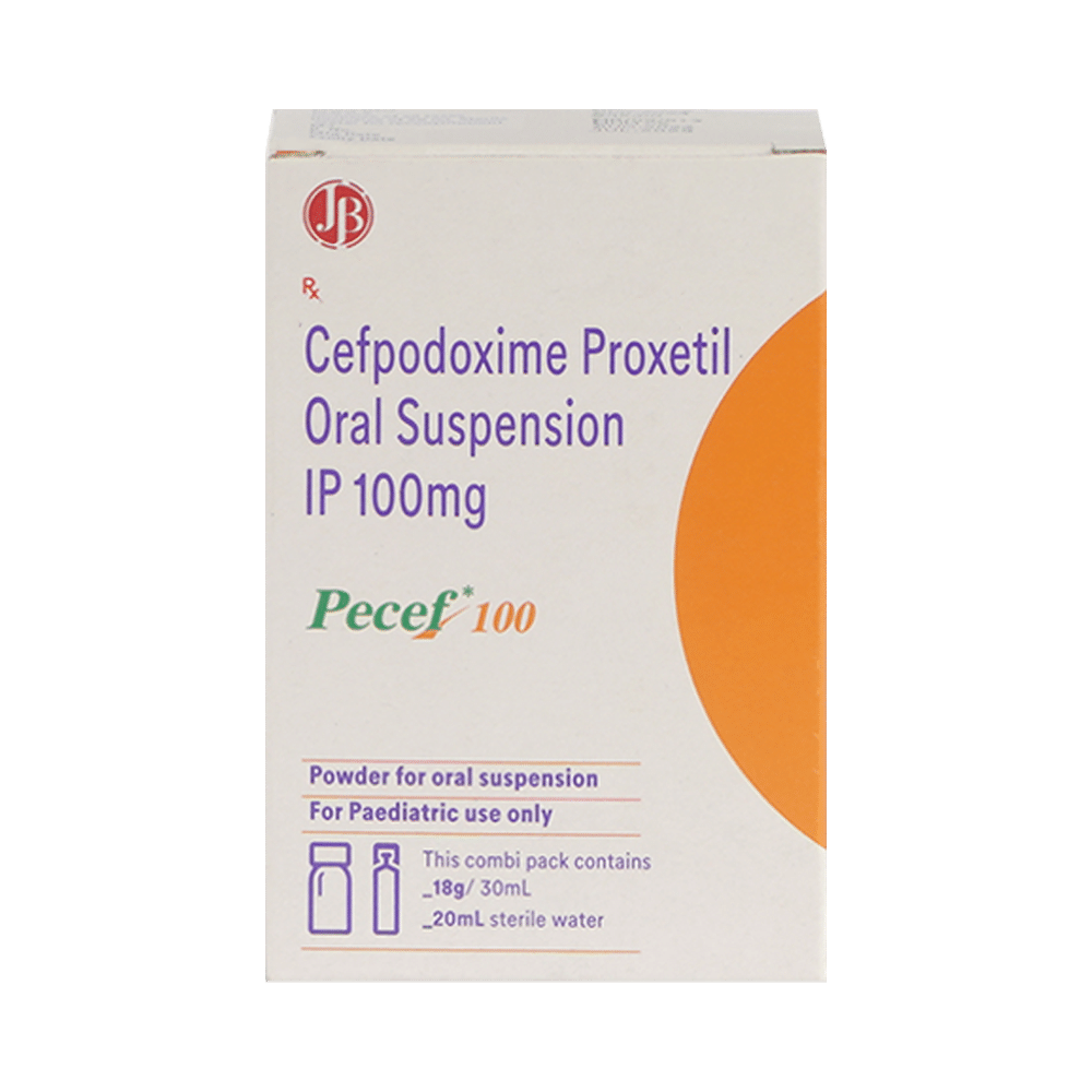 Pecef 100 Powder For Oral Suspension - Image 1
