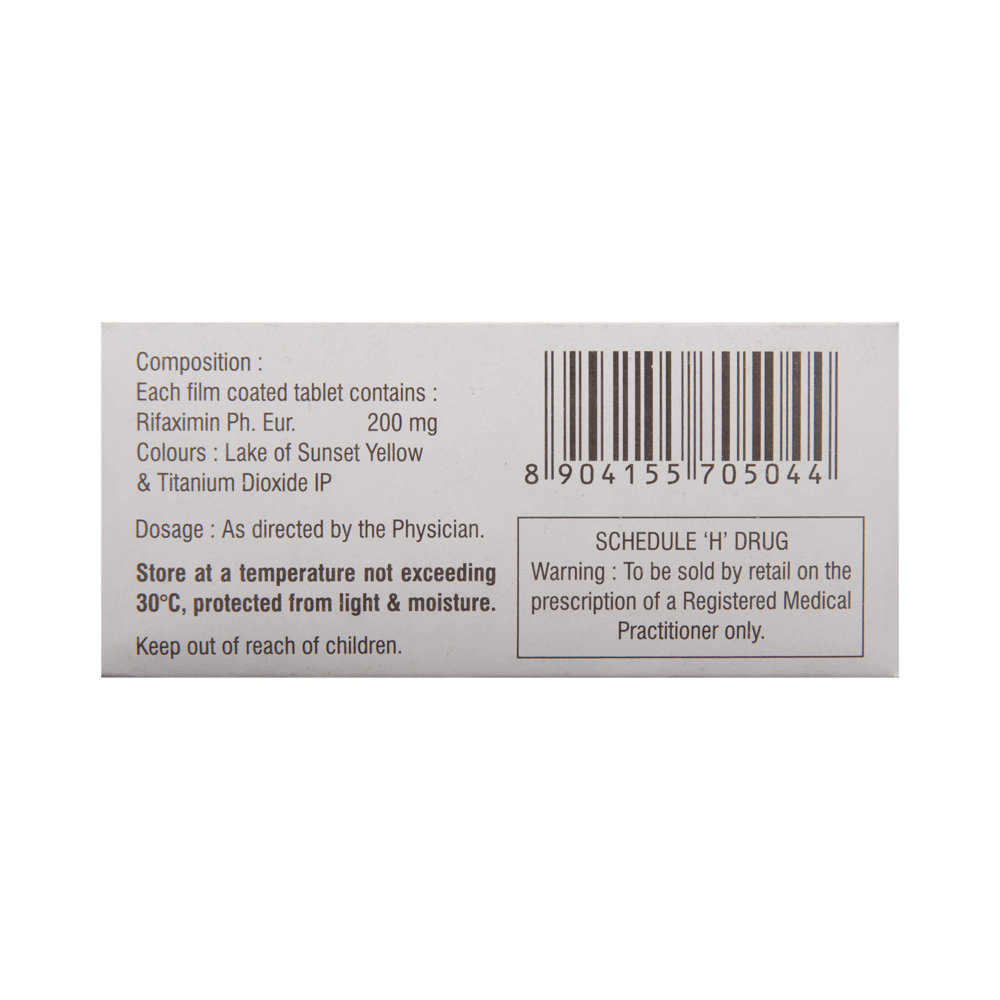 Rifaximax 200 Tablet - Image 3
