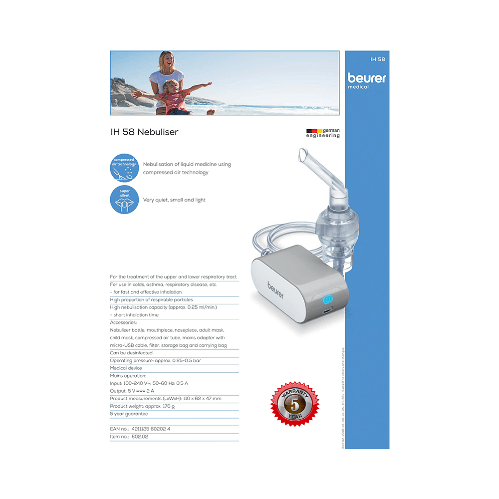 Beurer IH 58 Nebulizer Grey - Image 4