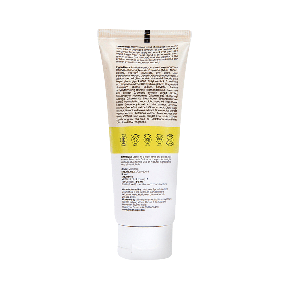 Mensxp Mud Natural BB Cream for Men Skin Shade 024 - Image 2