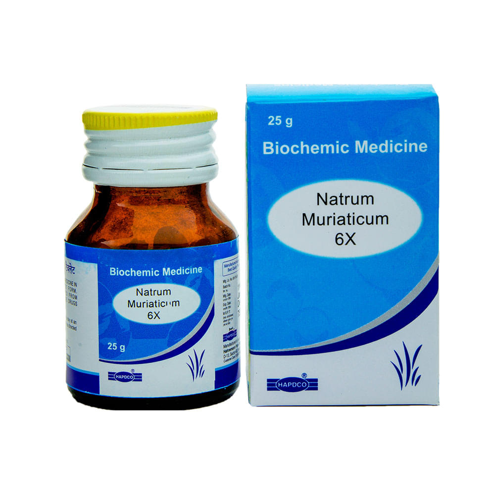 Hapdco Natrum Muriaticum Biochemic Tablet 6X - Image 1
