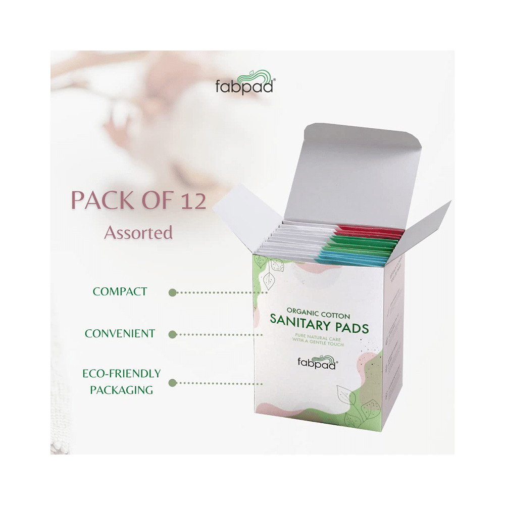 Fabpad Organic Cotton Sanitary Assorted - Image 4