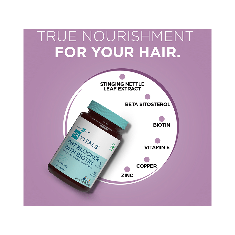 Healthkart HK Vitals DHT Blocker with Biotin | For Hair Health | - Image 4