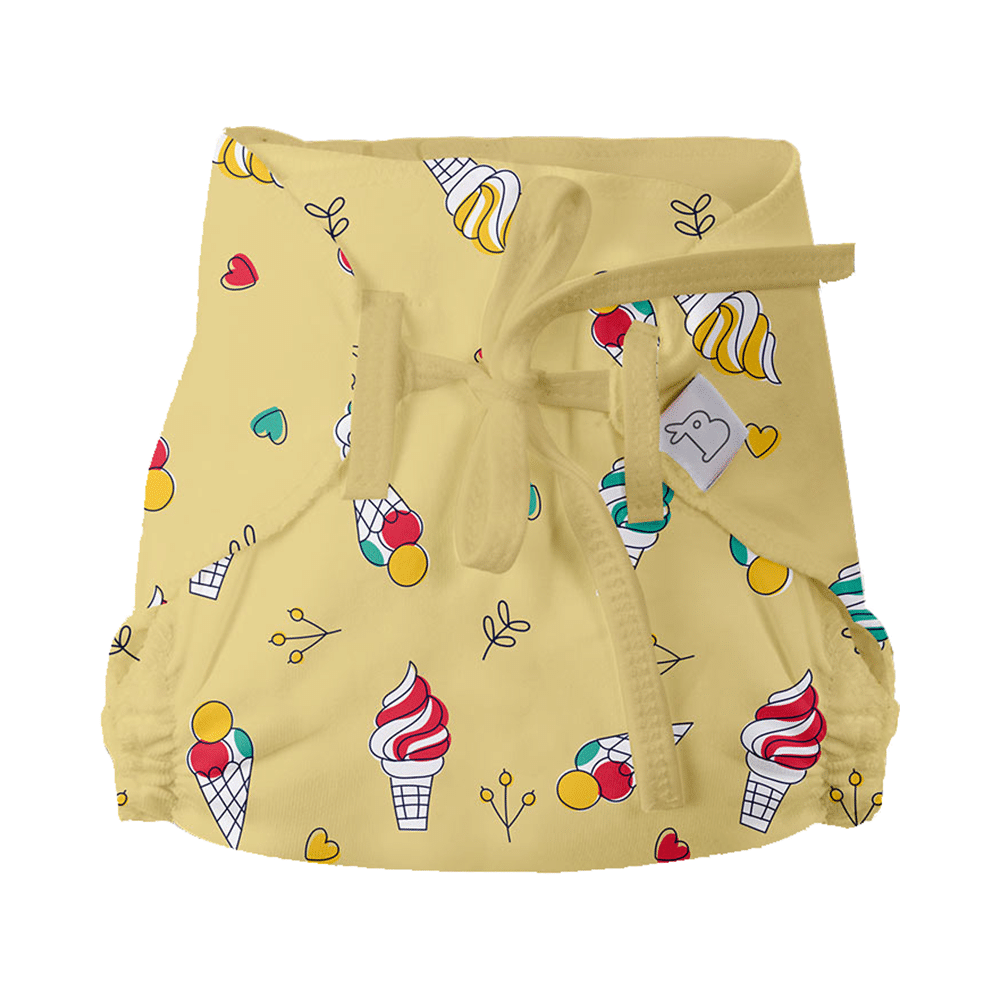 Superbottoms Organic Cotton Padded Dry Feel Langot/Nappy Size 1 Sweet Tooth - Image 5