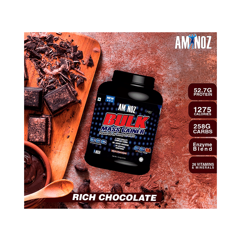 Aminoz Bulk Mass Gainer Rich Chocolate - Image 6