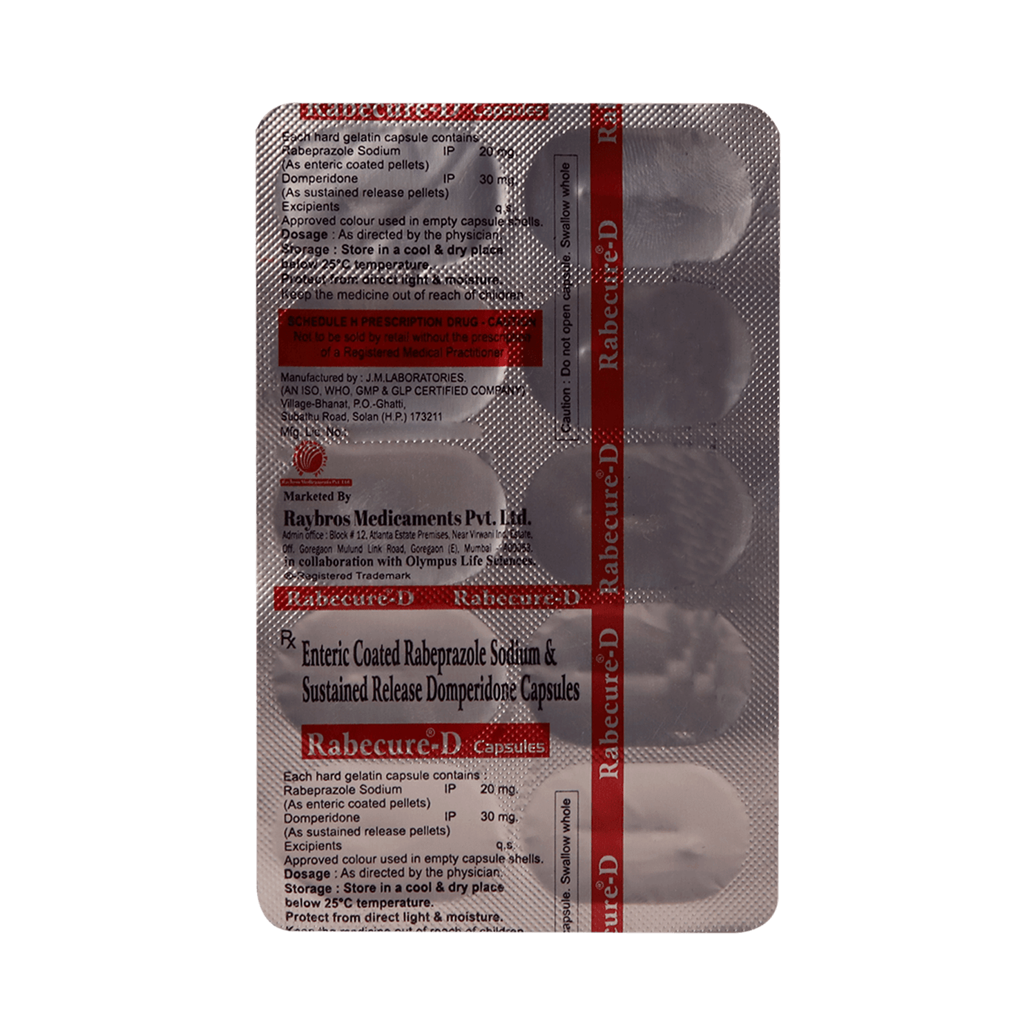 Rabecure D 30mg/20mg Capsule - Image 3