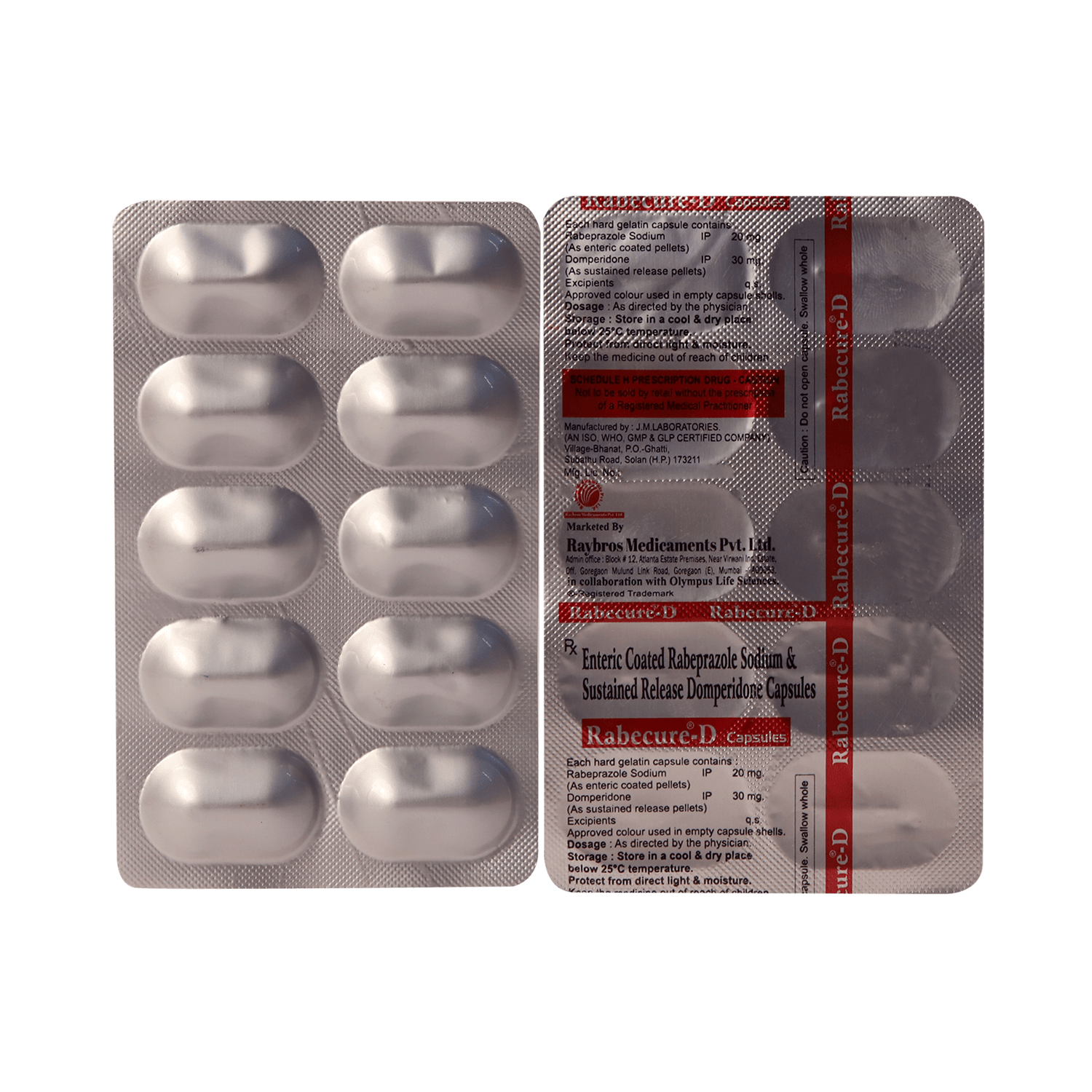 Rabecure D 30mg/20mg Capsule - Image 1