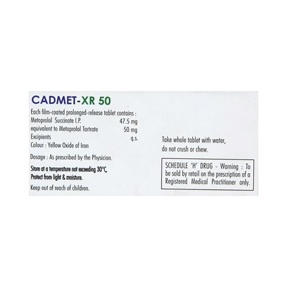 Cadmet XR 50 Tablet - Image 2