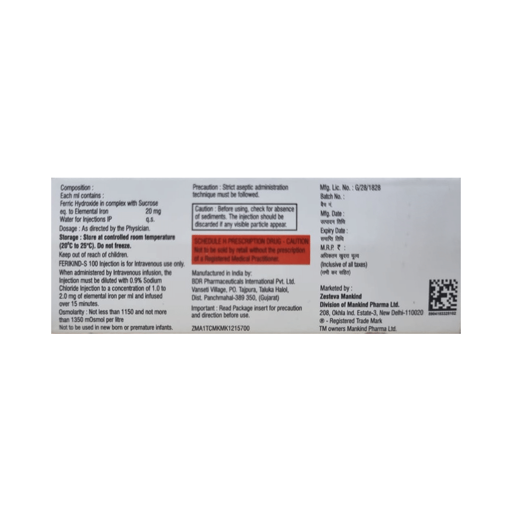 Ferikind-S 100 Injection - Image 3