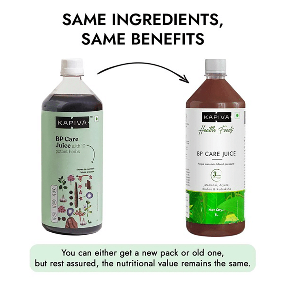 Kapiva BP Care Juice with Jatamansi, Arjuna, Brahmi & Rudraksha | For Healthy Blood Pressure Levels - Image 9