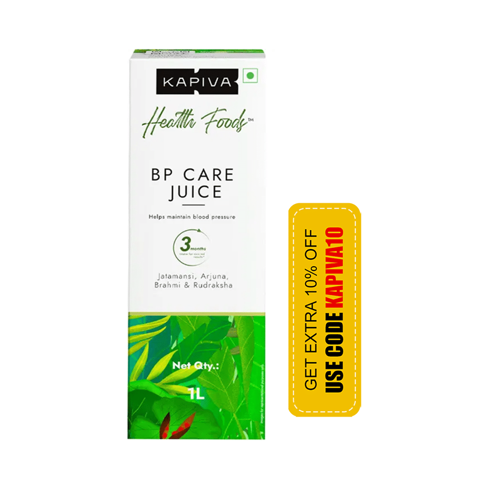 Kapiva BP Care Juice with Jatamansi, Arjuna, Brahmi & Rudraksha | For Healthy Blood Pressure Levels