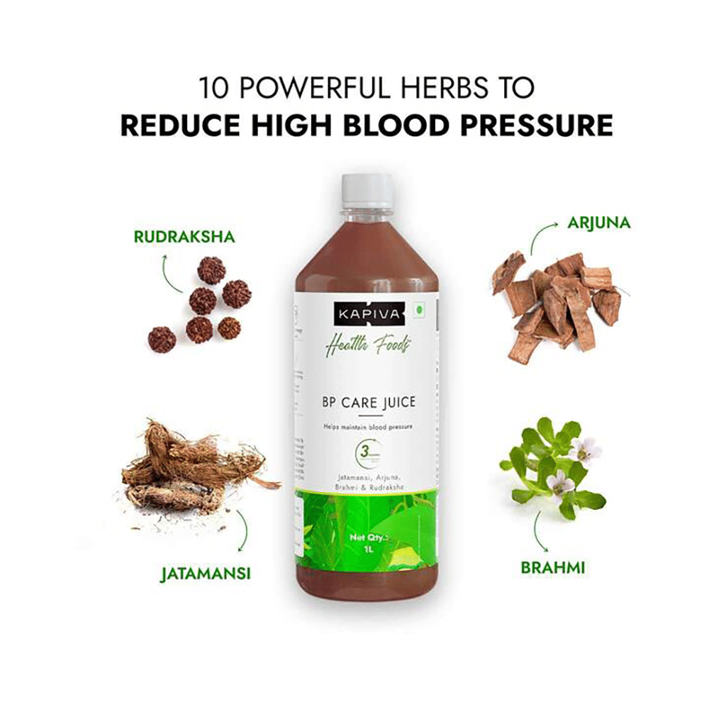 Kapiva BP Care Juice with Jatamansi, Arjuna, Brahmi & Rudraksha | For Healthy Blood Pressure Levels - Image 8