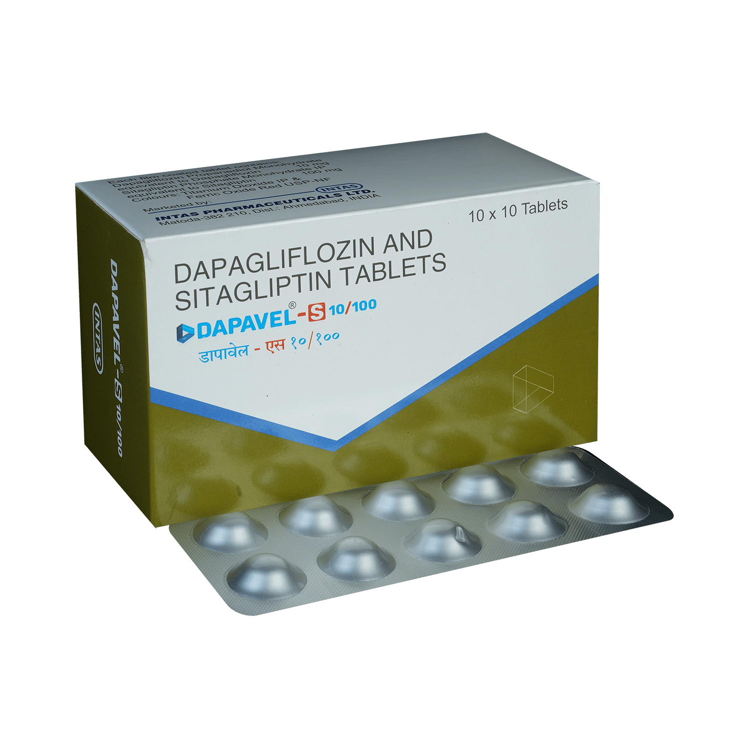 Dapavel S 10mg/100mg Tablet