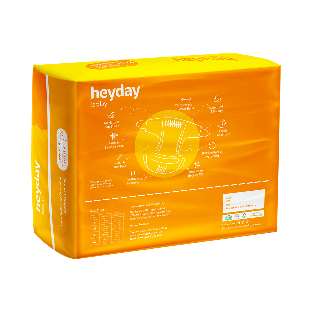 Heyday Natural Baby Diaper XL - Image 2