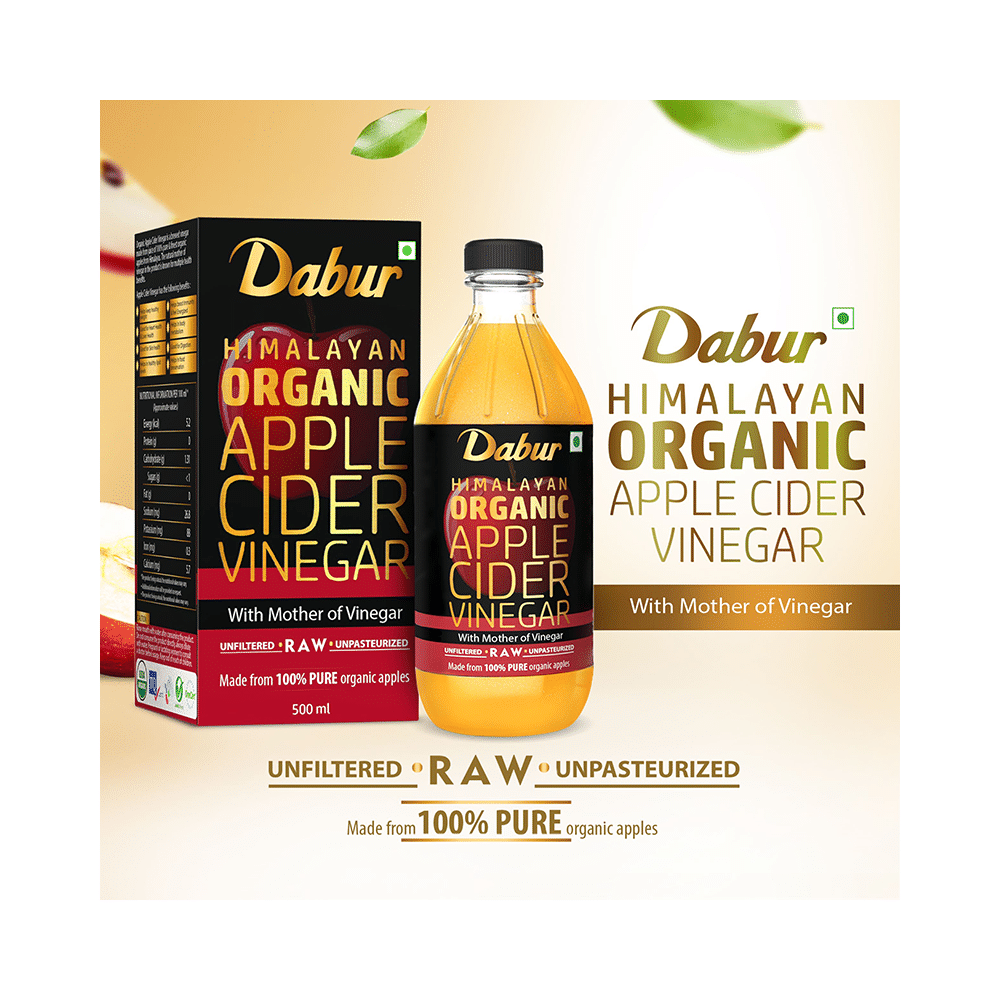 Dabur Himalayan Organic Apple Cider Vinegar ACV with Mother | Raw, Unfiltered & Unpasteurized - Image 5