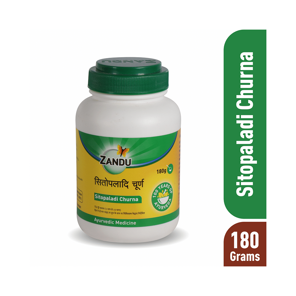 Zandu Ayurvedic Sitopaladi Churna | Acts As An Expectorant - Image 2
