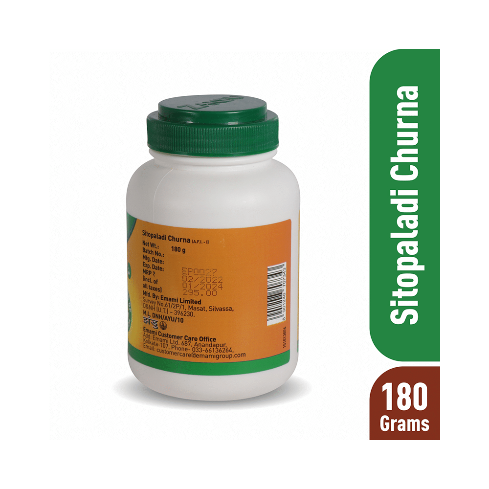 Zandu Ayurvedic Sitopaladi Churna | Acts As An Expectorant - Image 3