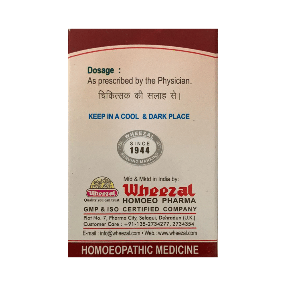 Wheezal Caprum Oxi. Nig. Trituration Tablet 3X - Image 2