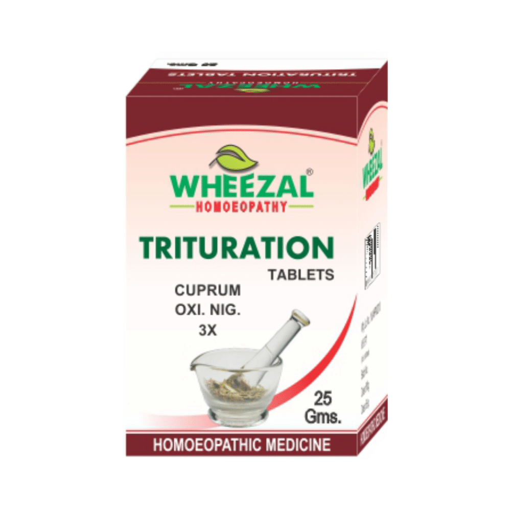 Wheezal Caprum Oxi. Nig. Trituration Tablet 3X