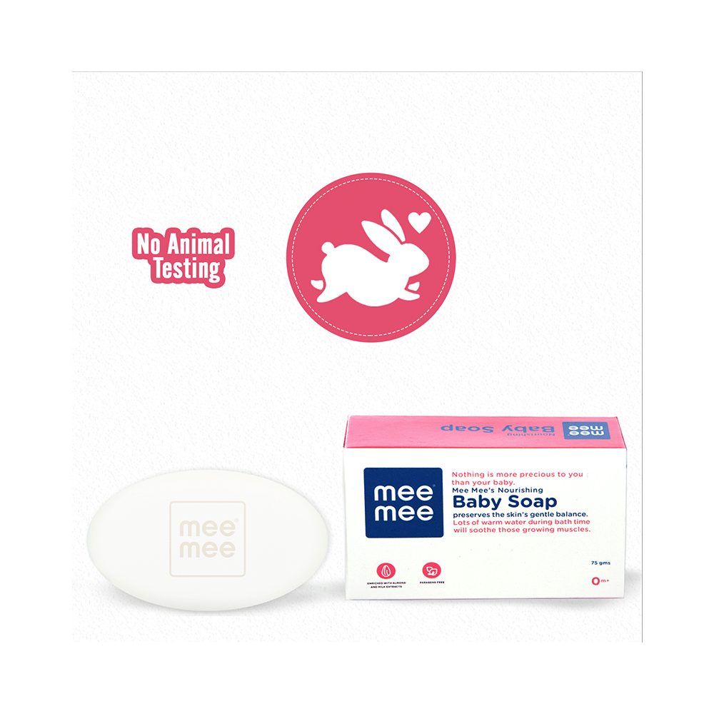 Mee Mee Combo Pack of Mild Baby Shampoo 500ml & Nourishing Baby Soap 75gm - Image 13