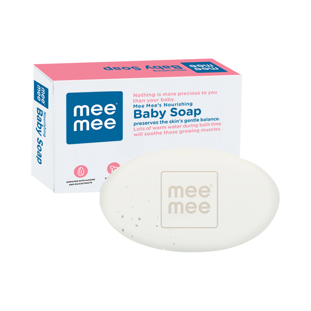 Mee Mee Combo Pack of Mild Baby Shampoo 500ml & Nourishing Baby Soap 75gm