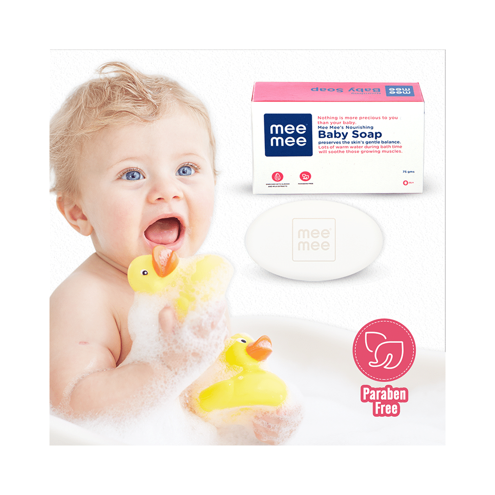 Mee Mee Combo Pack of Mild Baby Shampoo 500ml & Nourishing Baby Soap 75gm - Image 10