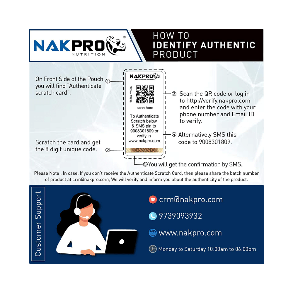 Nakpro Nutrition Powder PERFORM MASS GAINER Vanilla - Image 4