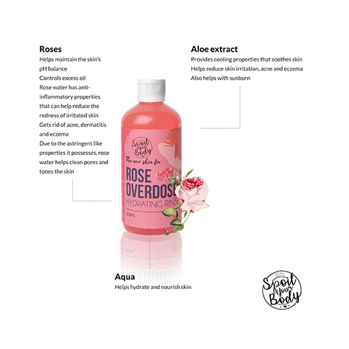 Spoil Your Body Hydrating Rinse Rose Overdose - Image 2