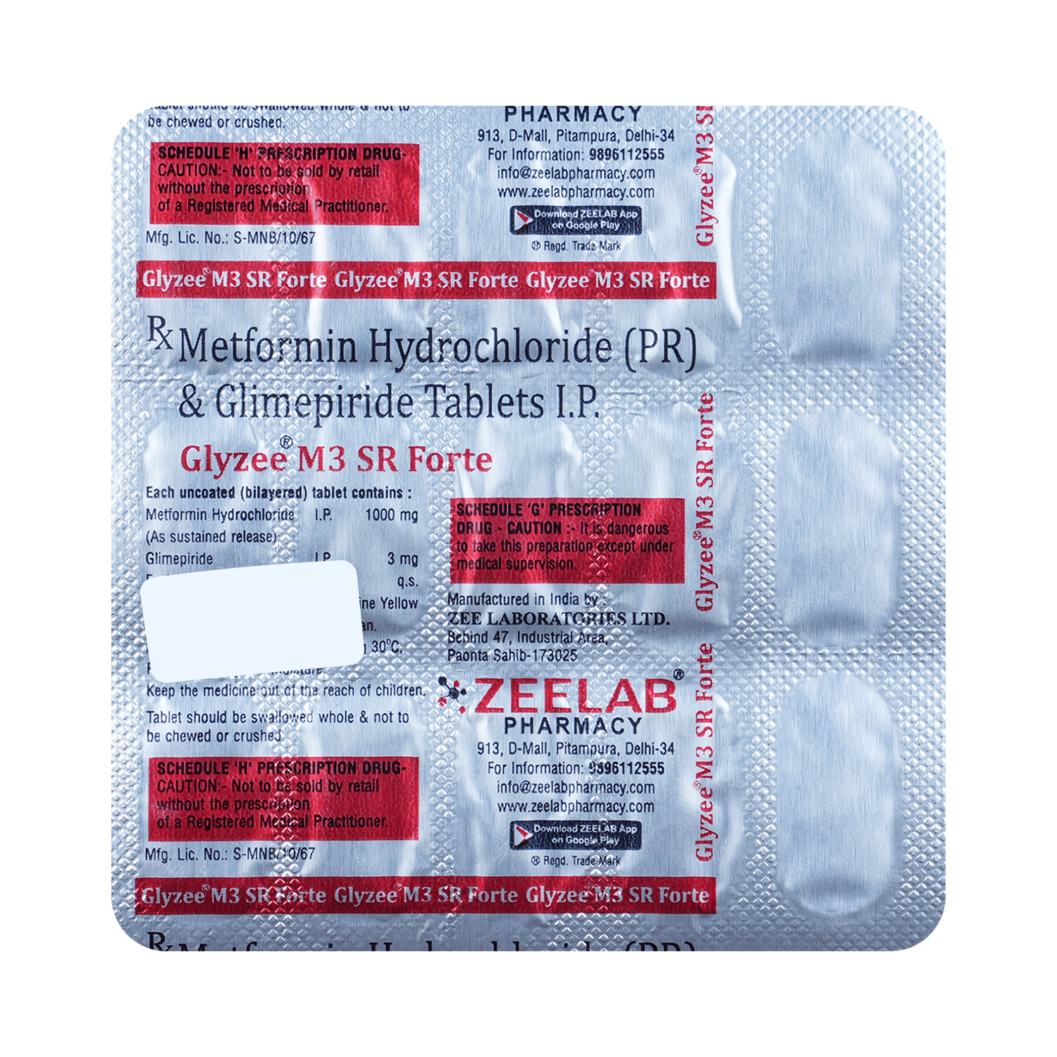 Glyzee M 3 SR Forte Tablet - Image 5