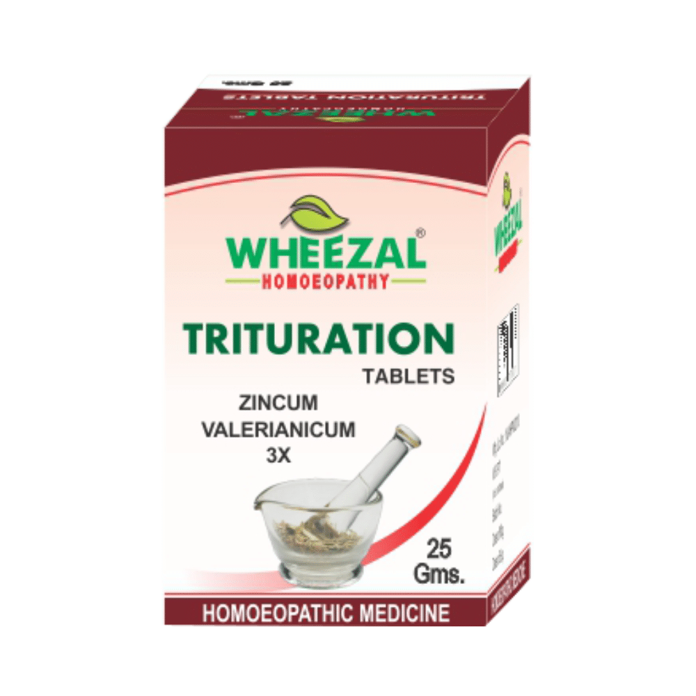 Wheezal Zincum Valerianicum Trituration Tablet 3X