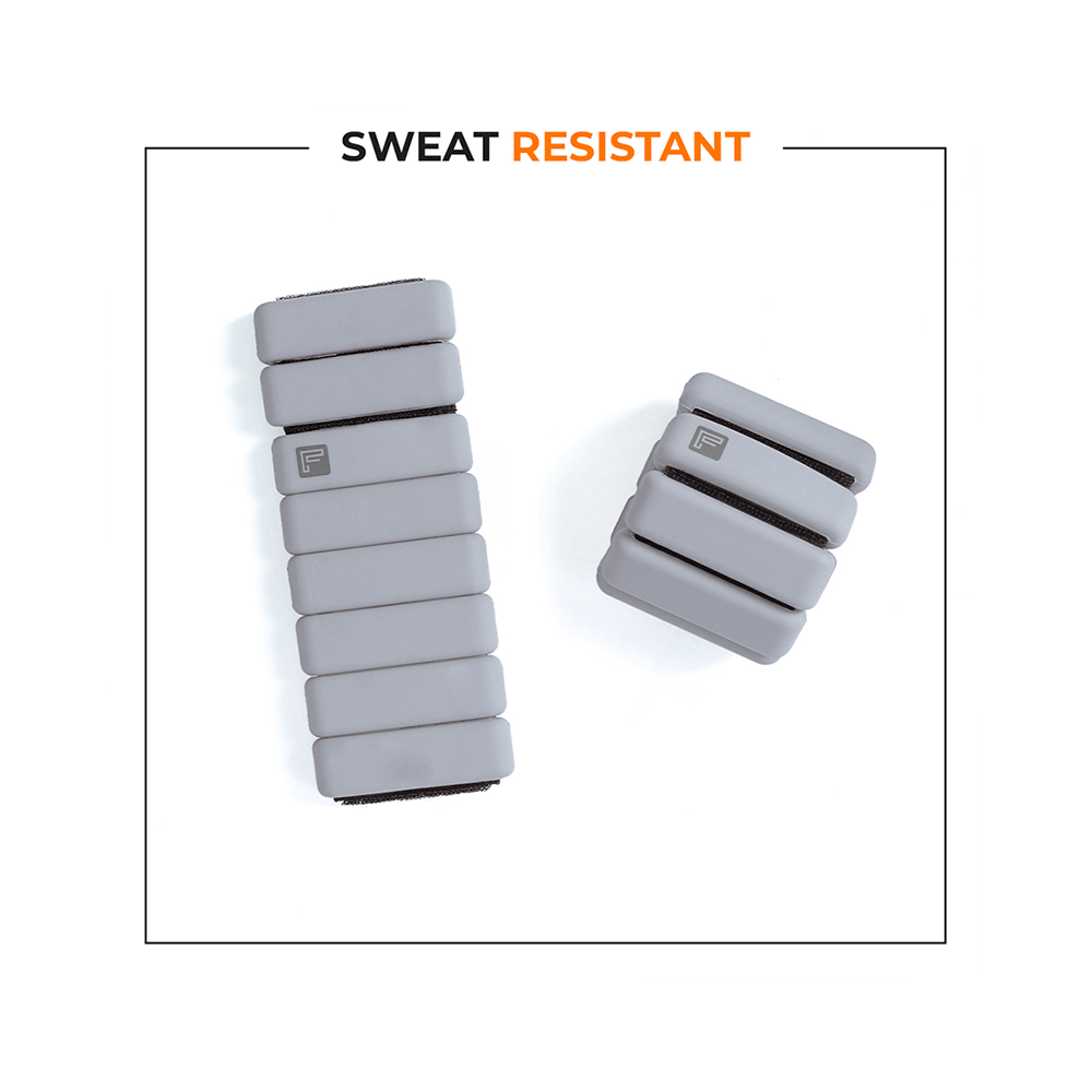 Flexnest The Flexbangle Wrist & Ankle Weights Set Grey - Image 2