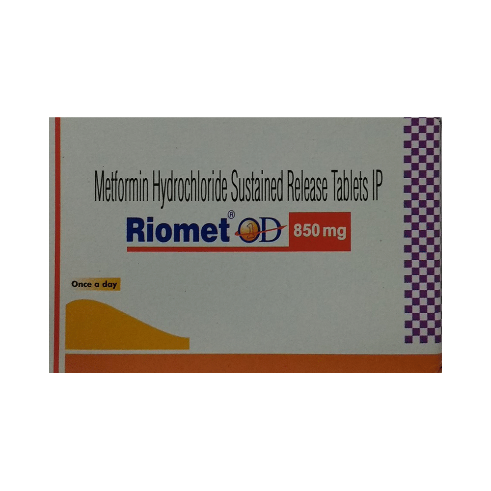 Riomet OD 850mg Tablet SR - Image 1