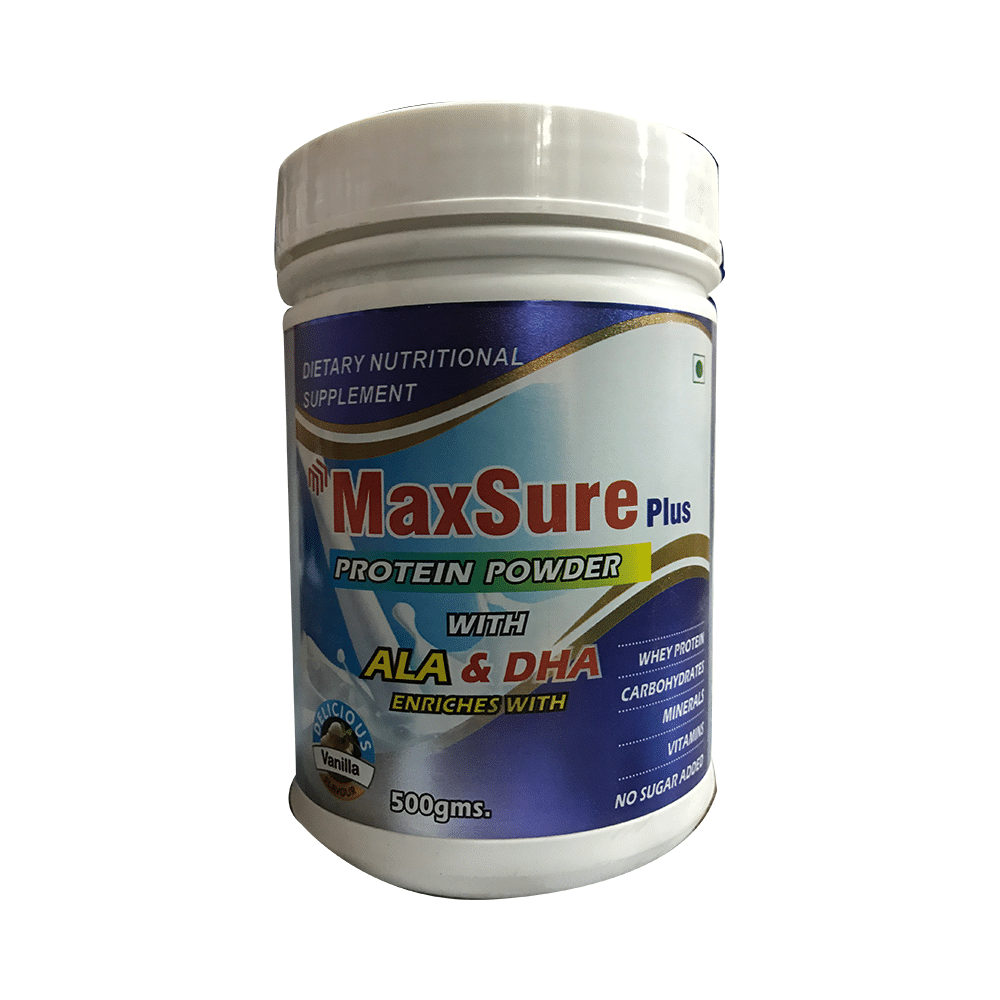 Maxsure Plus Powder Delicious Vanilla - Image 1