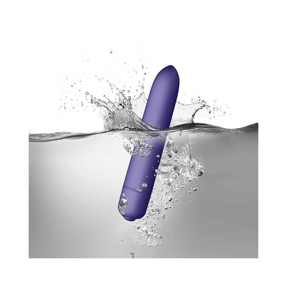 Sugarboo Vibrating Bullet Massager for Women | 100% Waterproof | Electric Silicone with 10 Vibration Modes Berri Licious Violet - Image 3