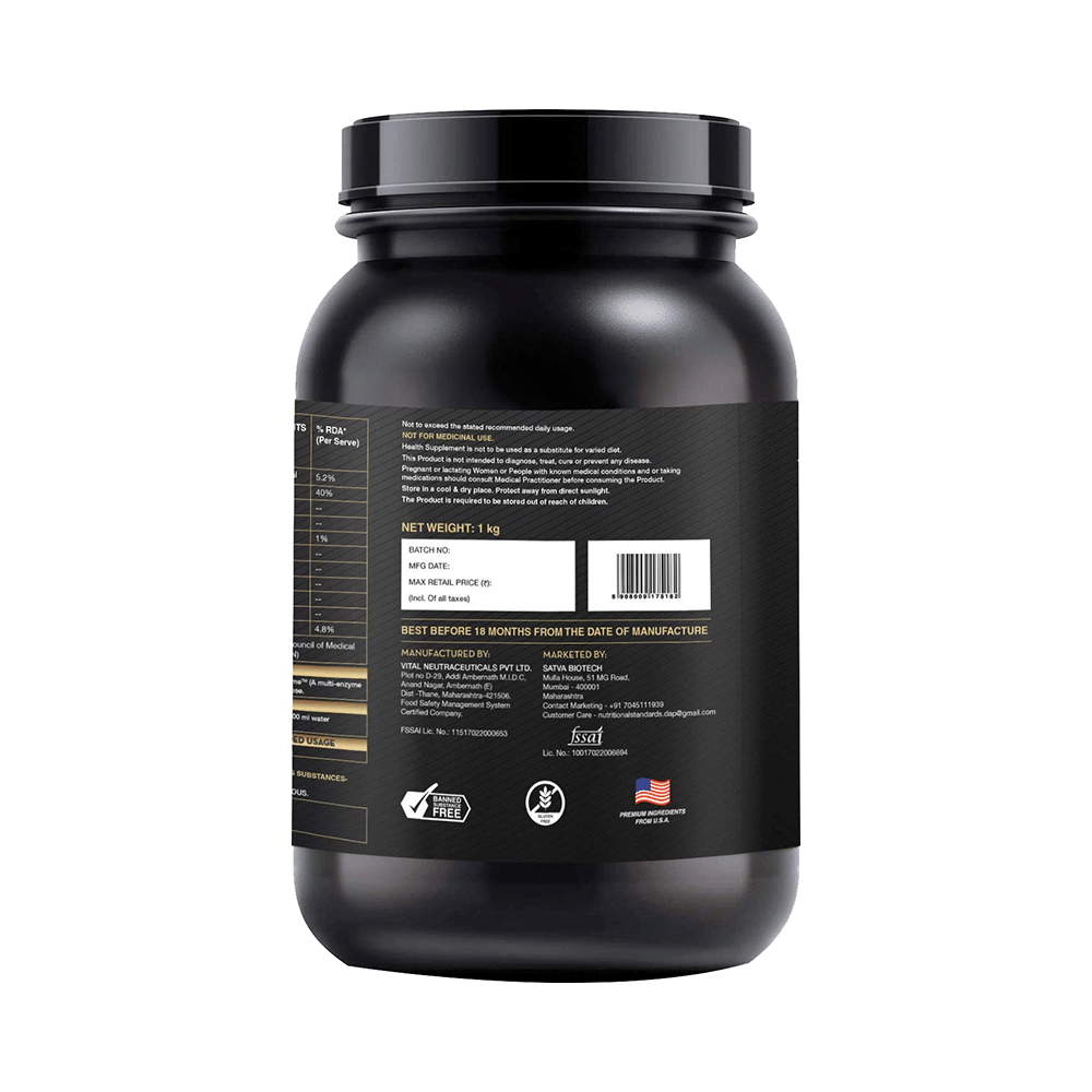 Satva Gold Whey Protein Isolate Vanilla - Image 3