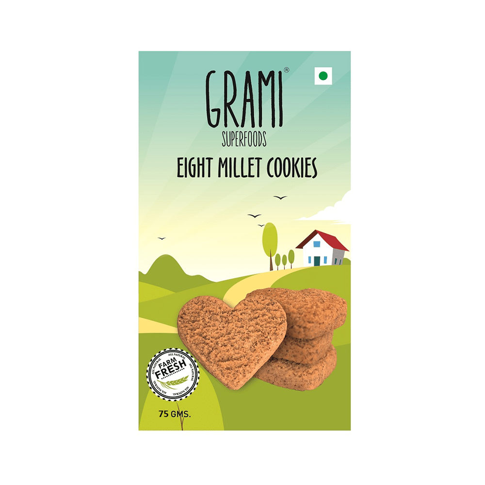Grami Superfood Eight Millet Cookies (75gm Each) - Image 2