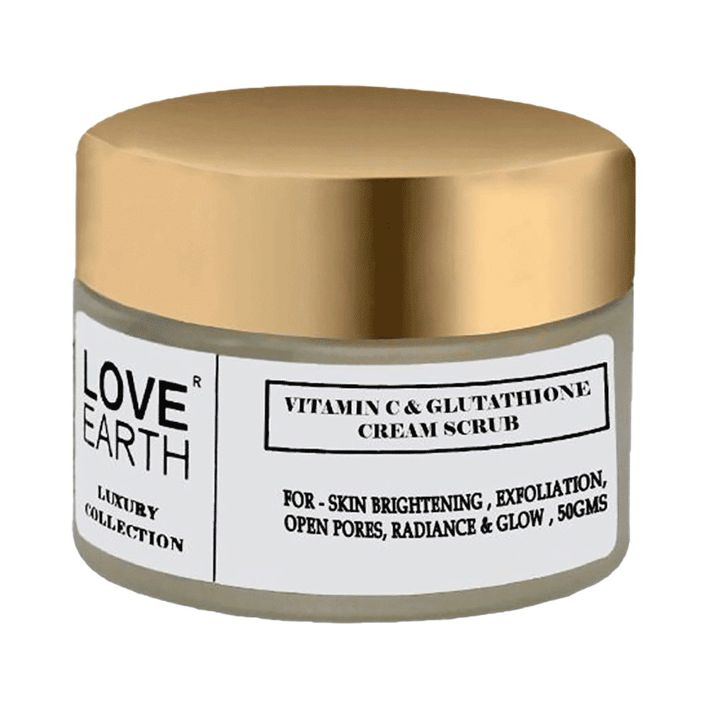 Love Earth Vitamin C & Glutathione Cream Scrub - Image 3