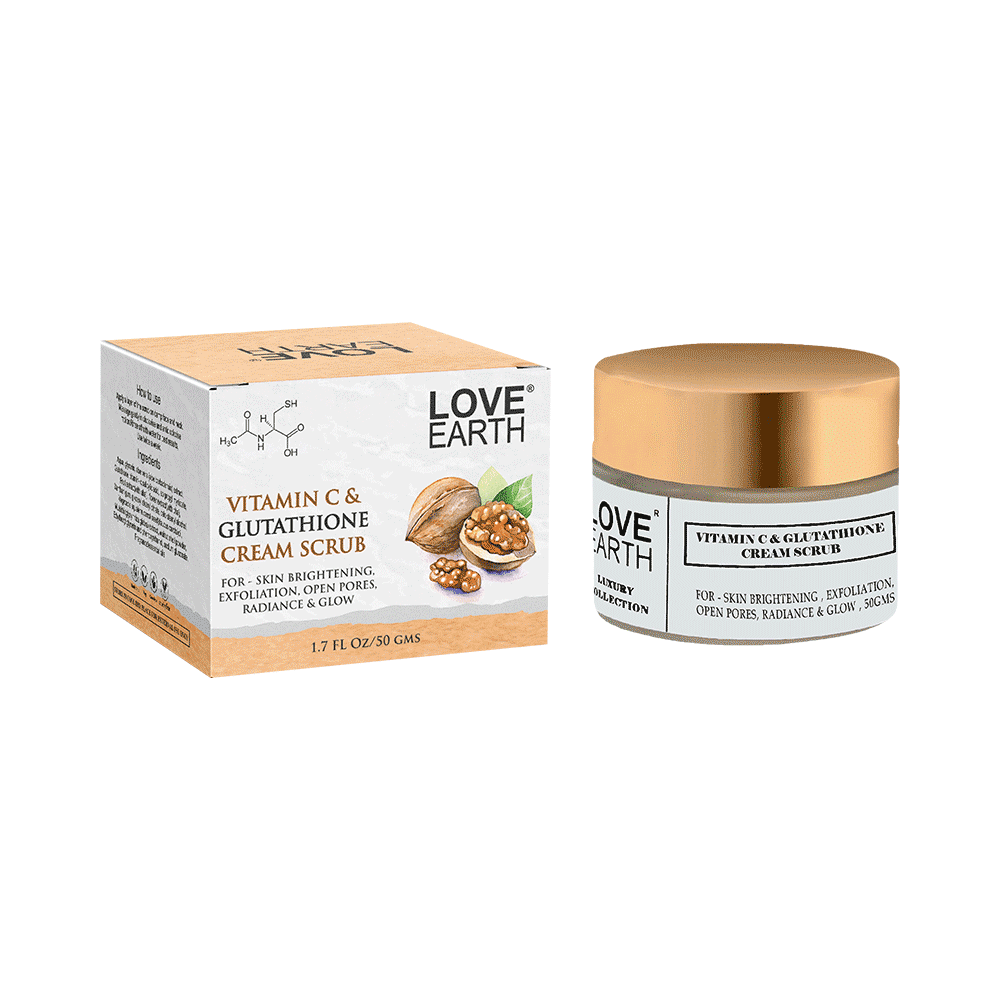Love Earth Vitamin C & Glutathione Cream Scrub