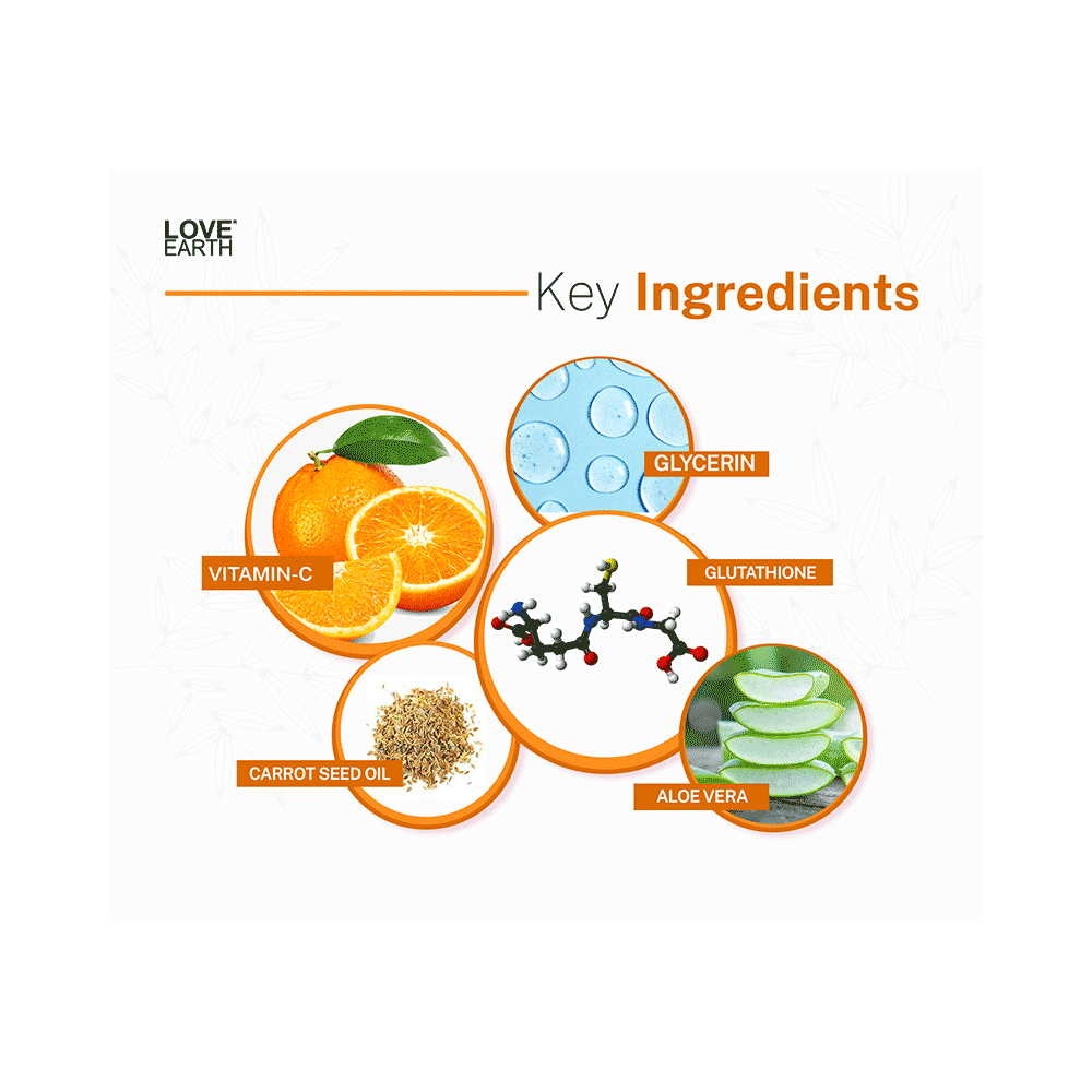 Love Earth Vitamin C & Glutathione Cream Scrub - Image 6