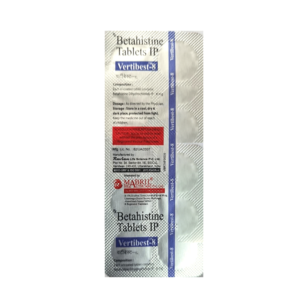 Vertibest 8 Tablet - Image 4