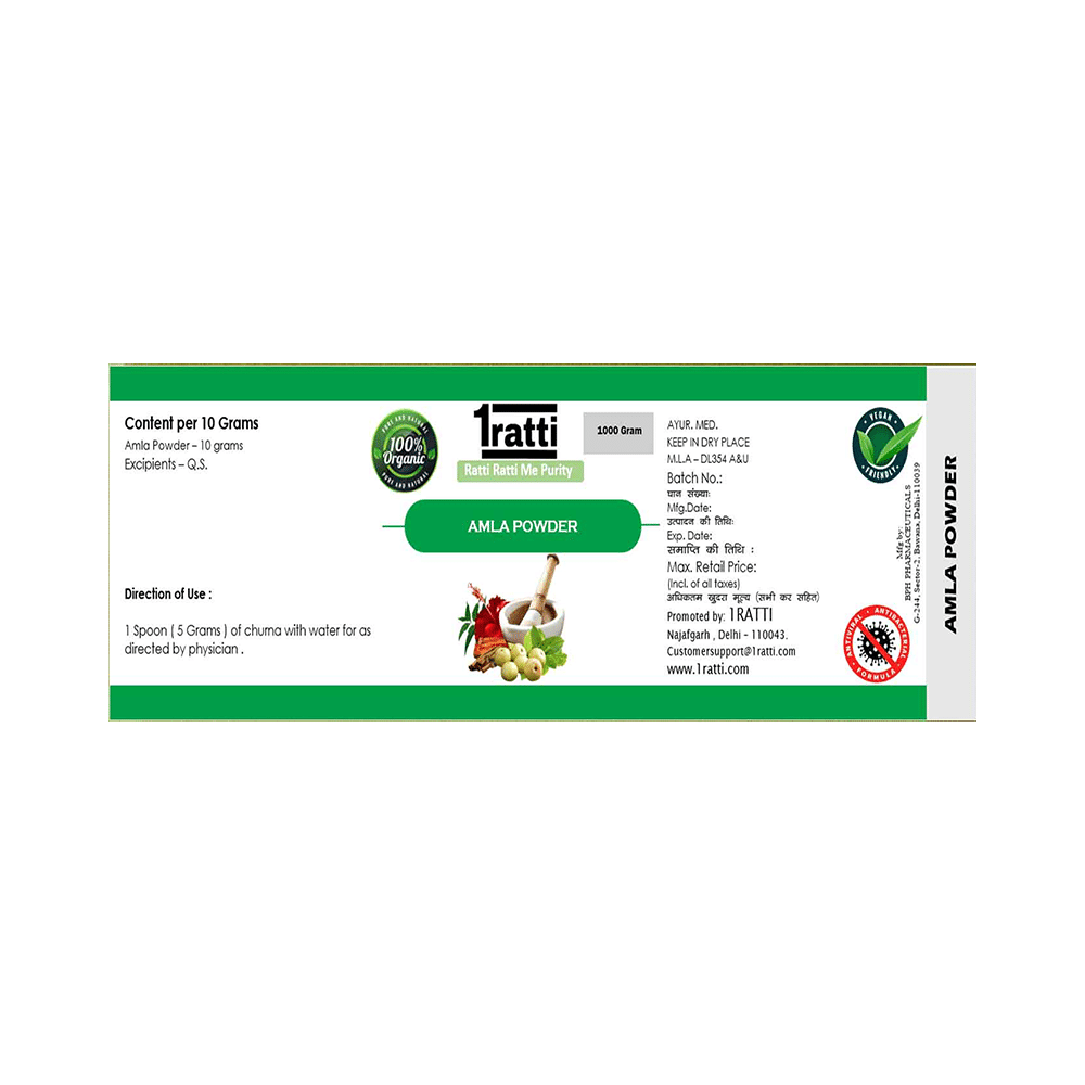 1ratti Amla Powder (1000gm Each) - Image 2
