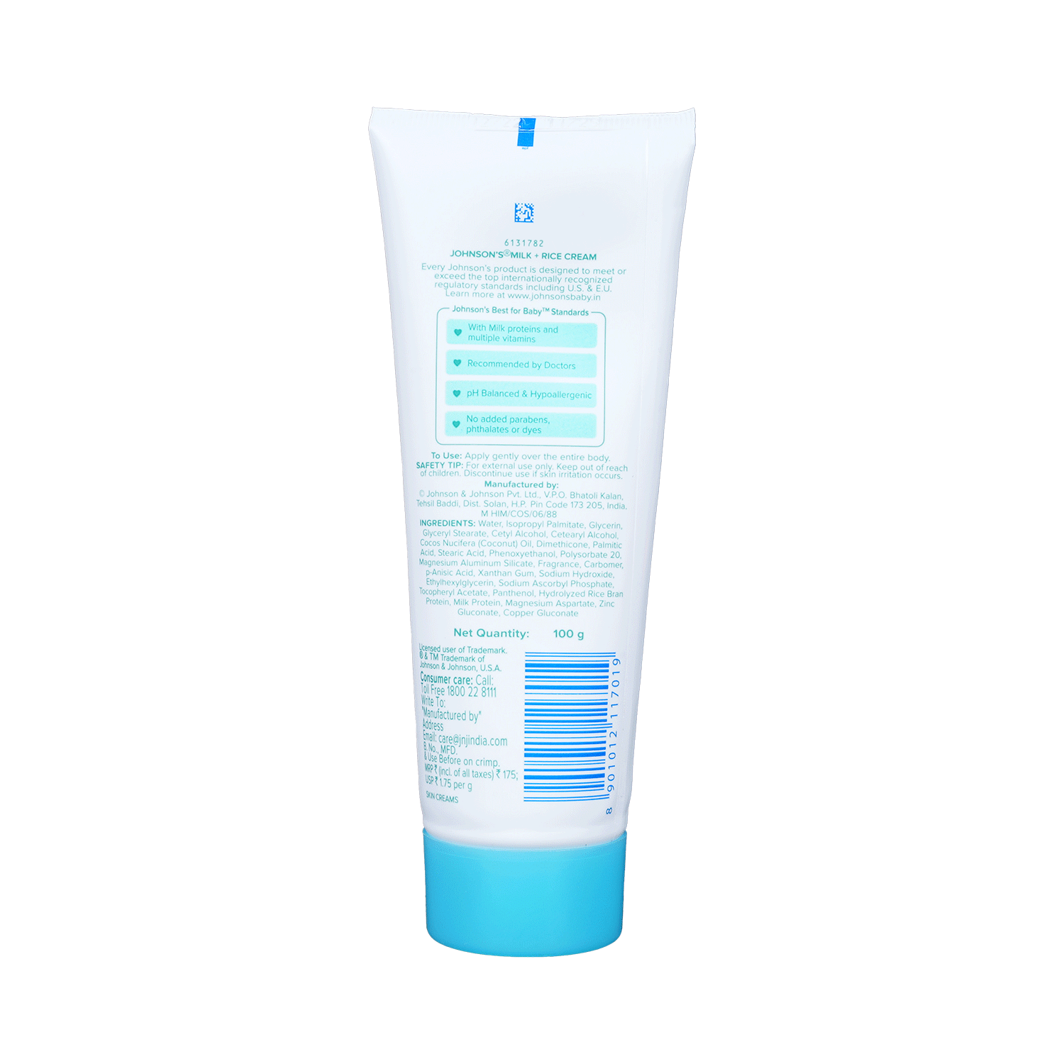 Johnson's Baby Milk + Rice Cream | For Baby's Healthy Skin - Image 3