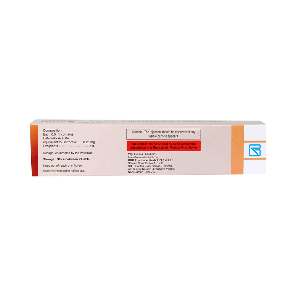 Ovucet 0.25mg Injection - Image 3