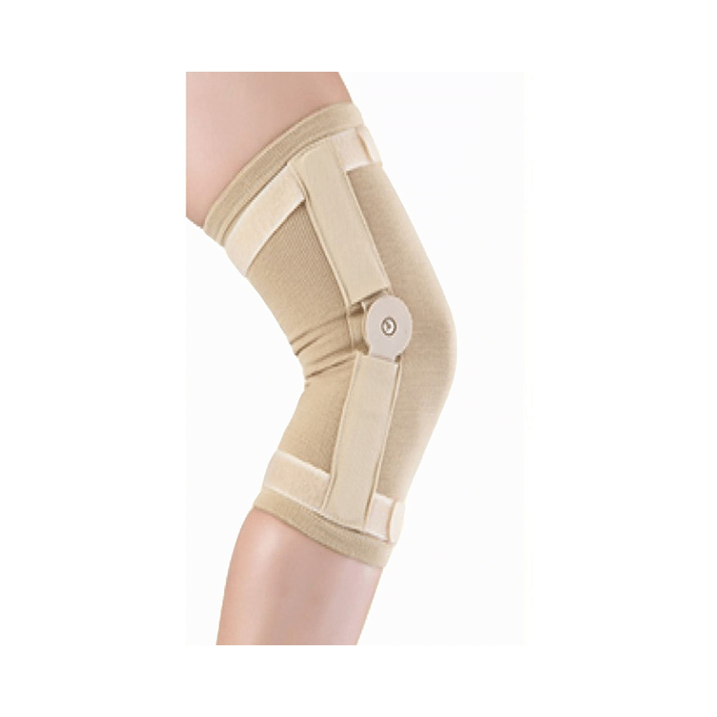 Kudize Hinged Knee Cap Tubular Knee Support XL Beige