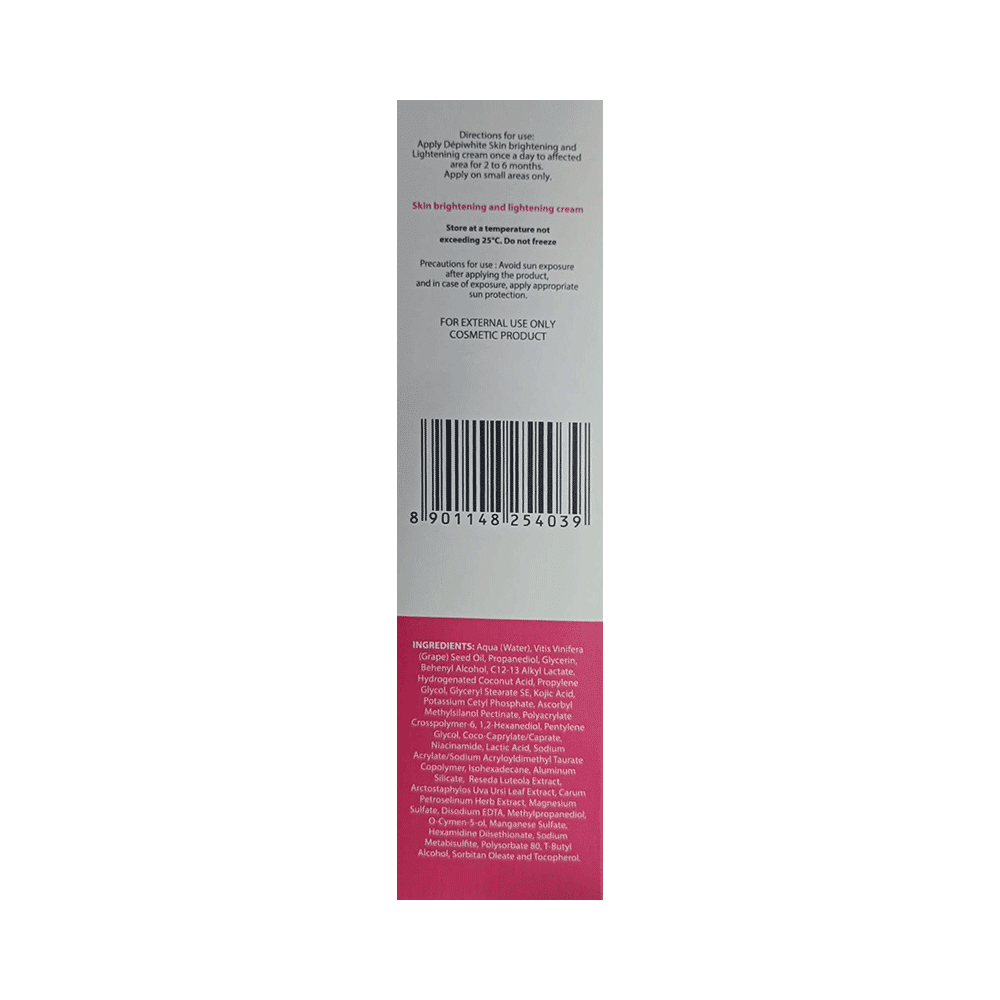 Depiwhite Advanced Cream | For Skin Brightening & Lightening | Derma Care | For Face, Neck & Hands - Image 3
